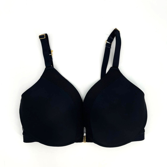 NWOT Lively The Front Close No-Wire Bra Black Size 36DD Wireless Comfortable - Picture 3 of 16